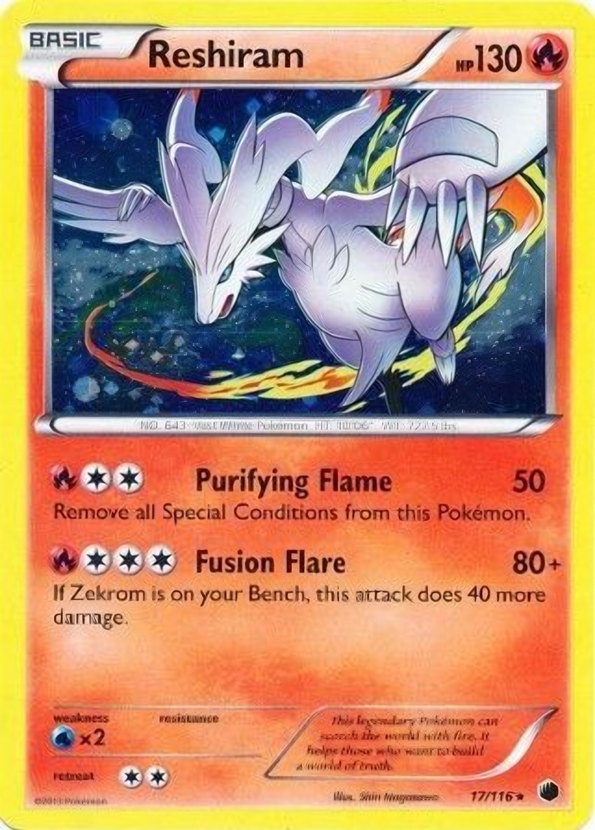 Reshiram - 17/116 (Cosmos )