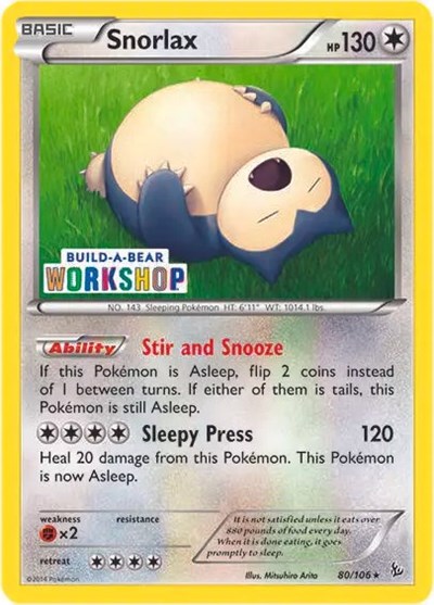 Snorlax - 80/106 (Build-a-Bear Workshop Exclusive)