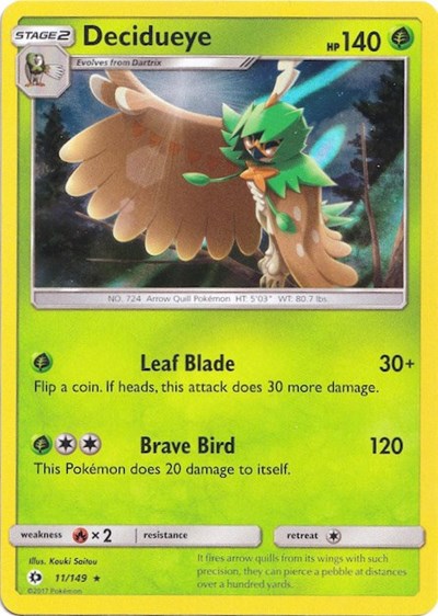 Decidueye - 11/149 (Water Web )