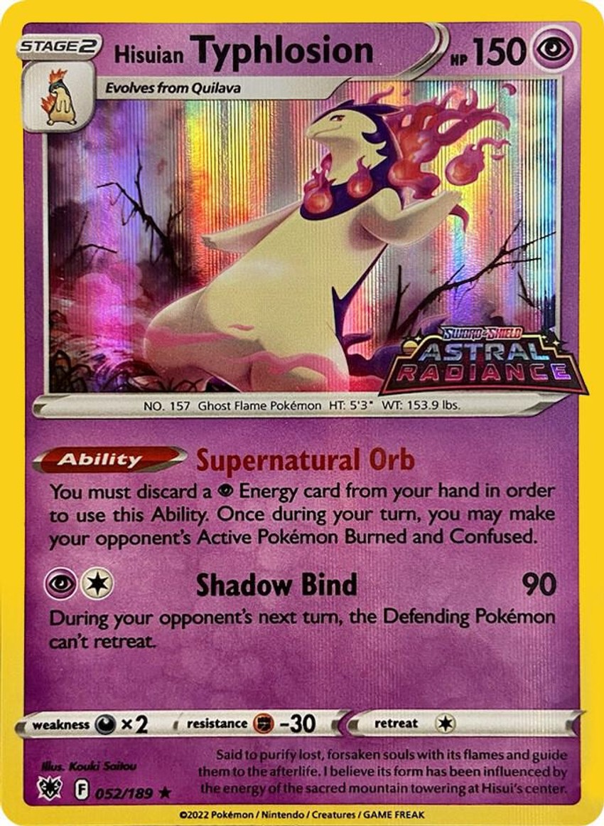 Hisuian Typhlosion - 052/189 (GameStop Exclusive)