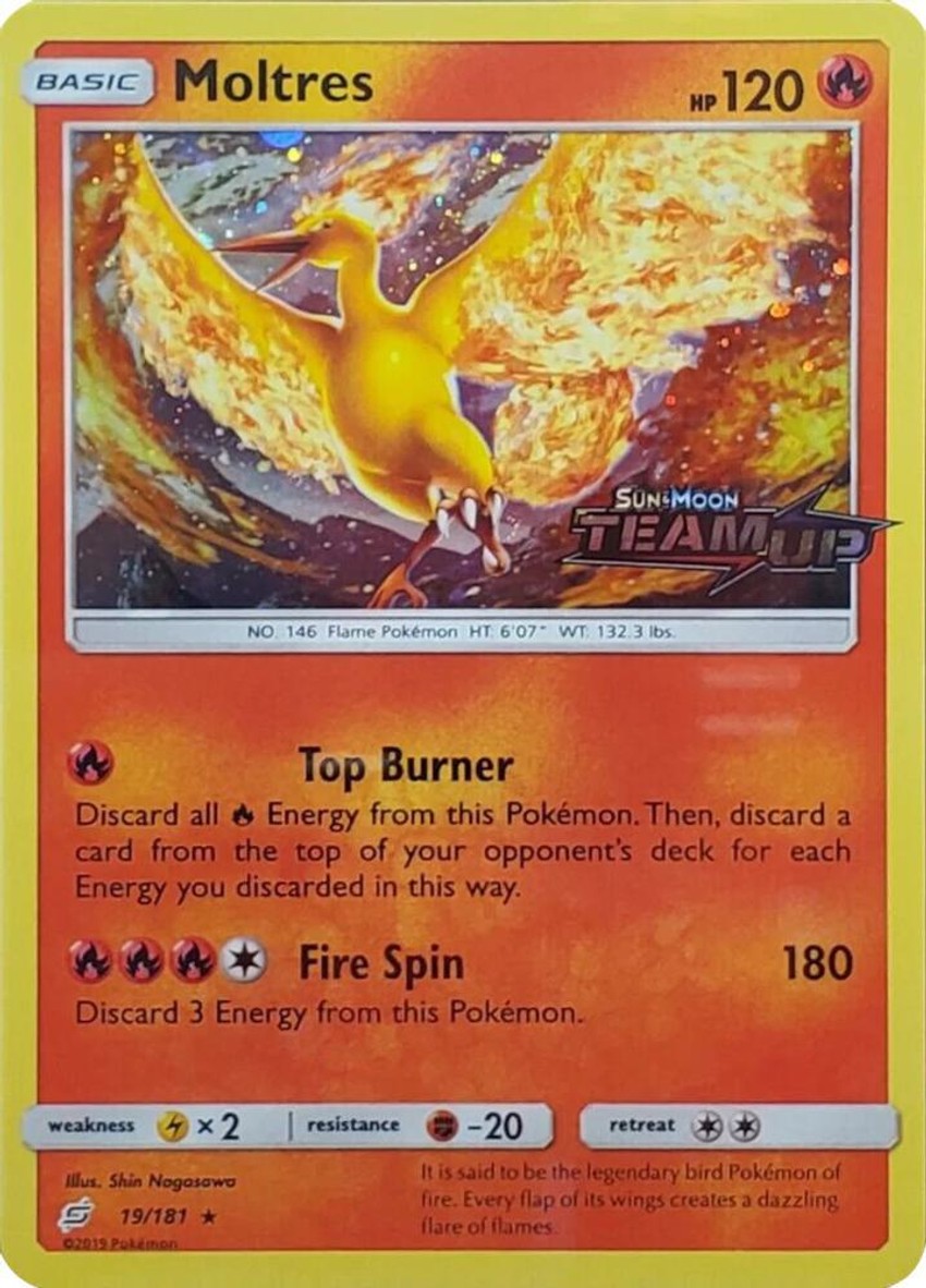Moltres - 19/181 (Team Up Stamped)