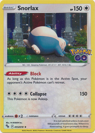 Snorlax - 55/078 (Cosmos )