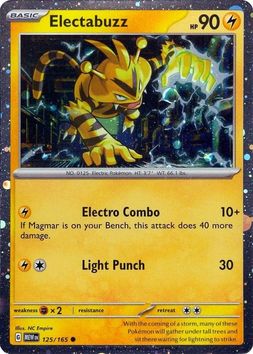 Electabuzz - 125/165 (Cosmos )