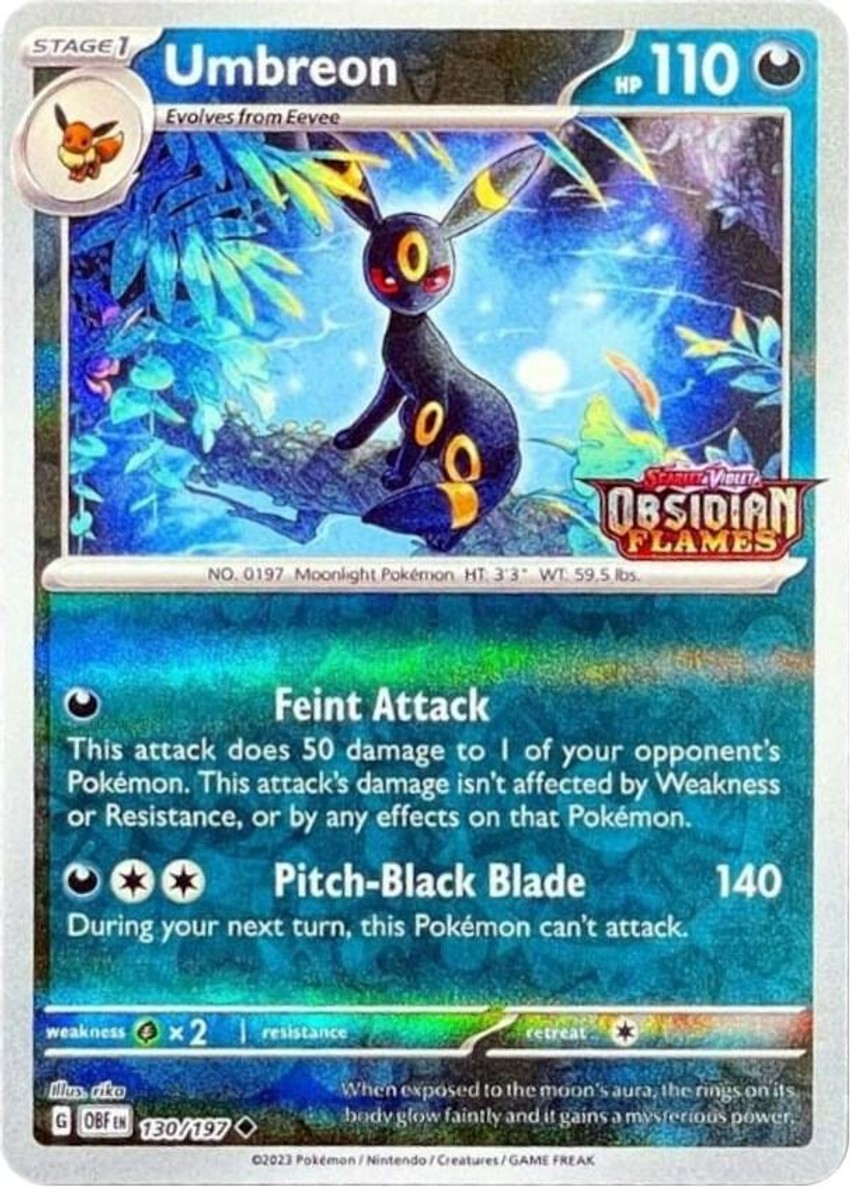 Umbreon (Obsidian Flames Stamped)