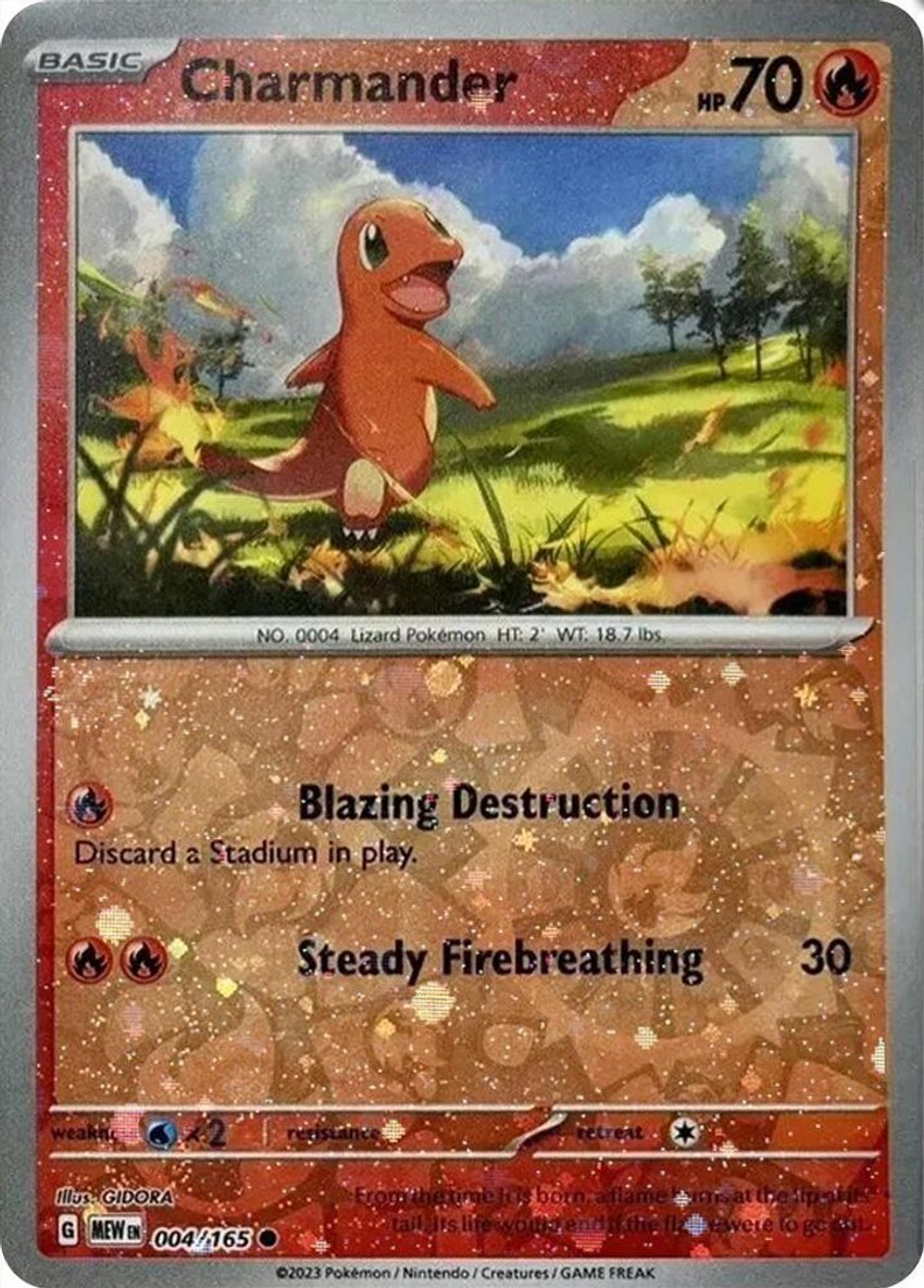 Charmander - 004/165 (Reverse Cosmos ) (Costco Exclusive)