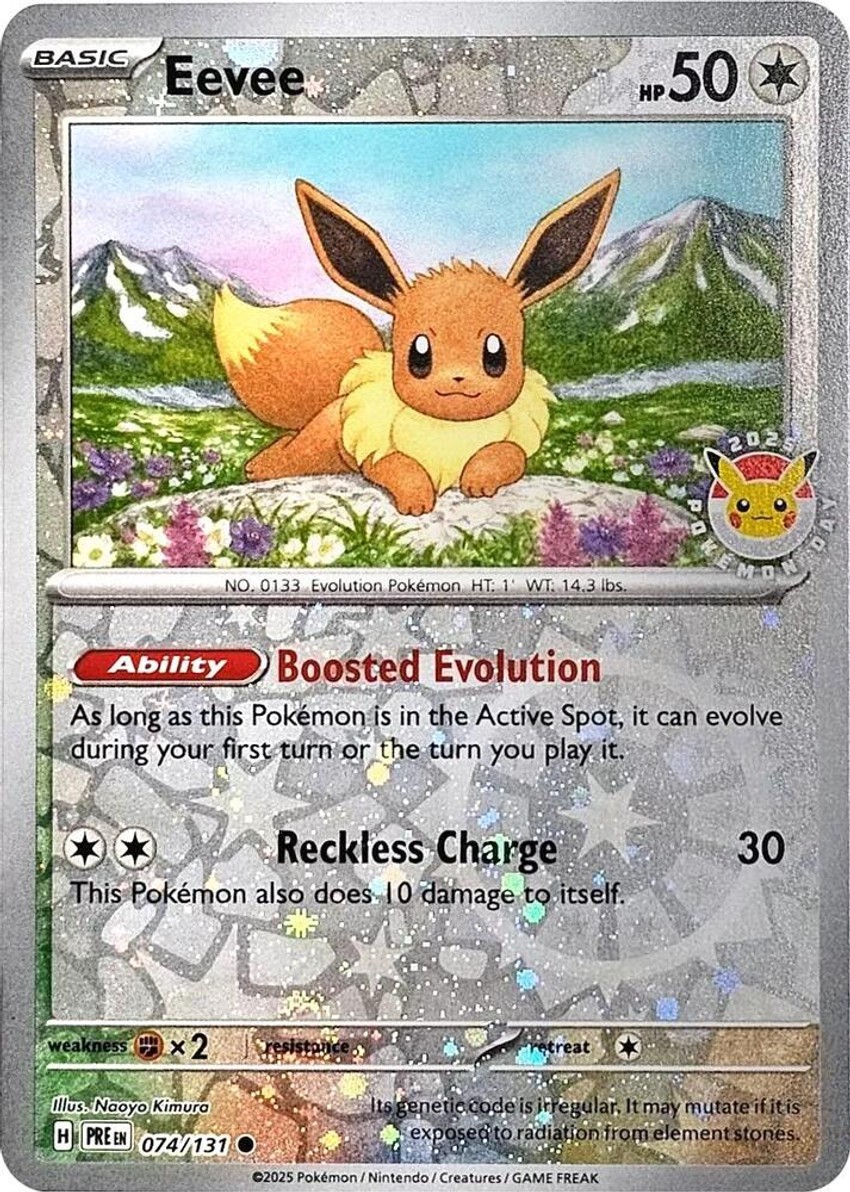 Eevee - 074/131 (Pokemon Day 2025) (Reverse Cosmos )