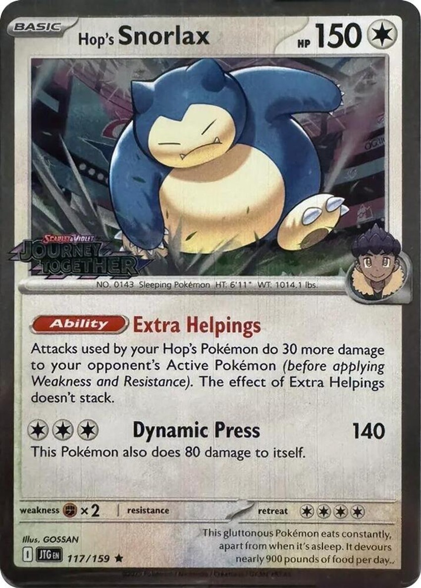 Hop's Snorlax - 117/159 (Cosmos )