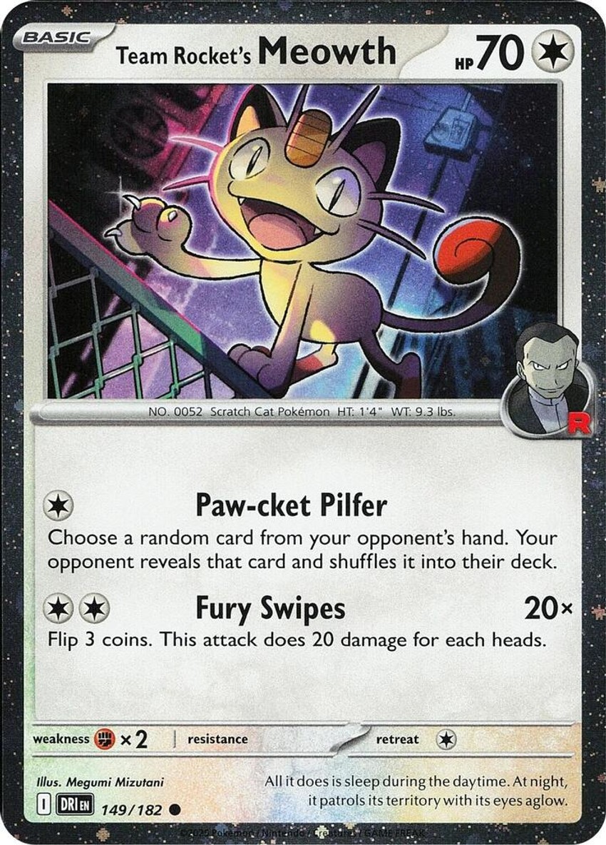 Team Rocket's Meowth (Cosmos )