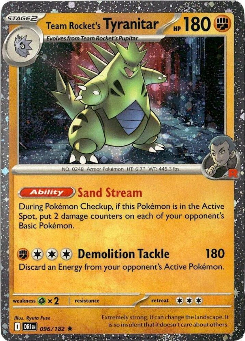 Team Rocket's Tyranitar - 096/182 (Cosmos )