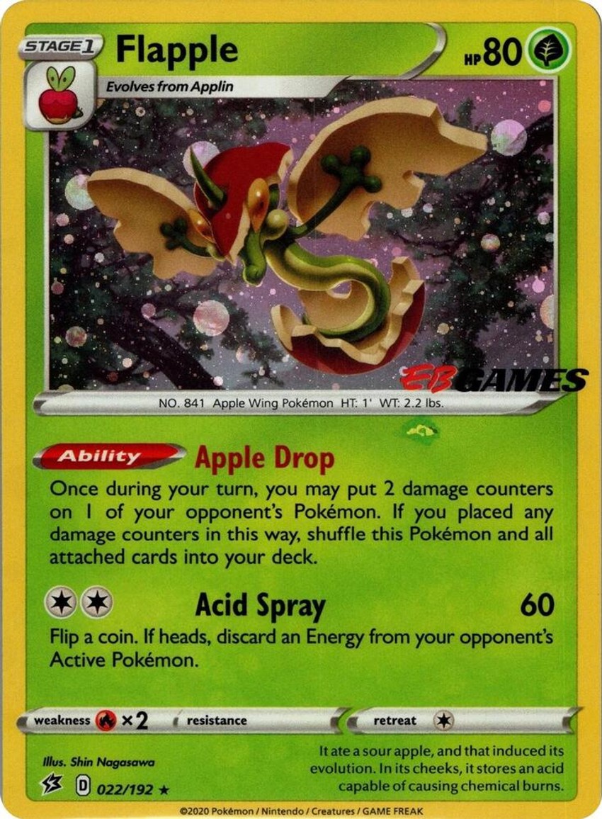 Flapple - 022/192 (EB Games Exclusive APAC)