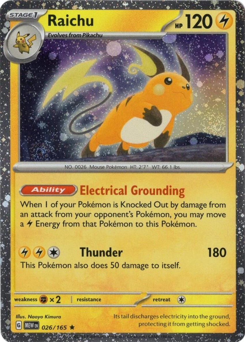 Raichu 026/165 (Cosmos )