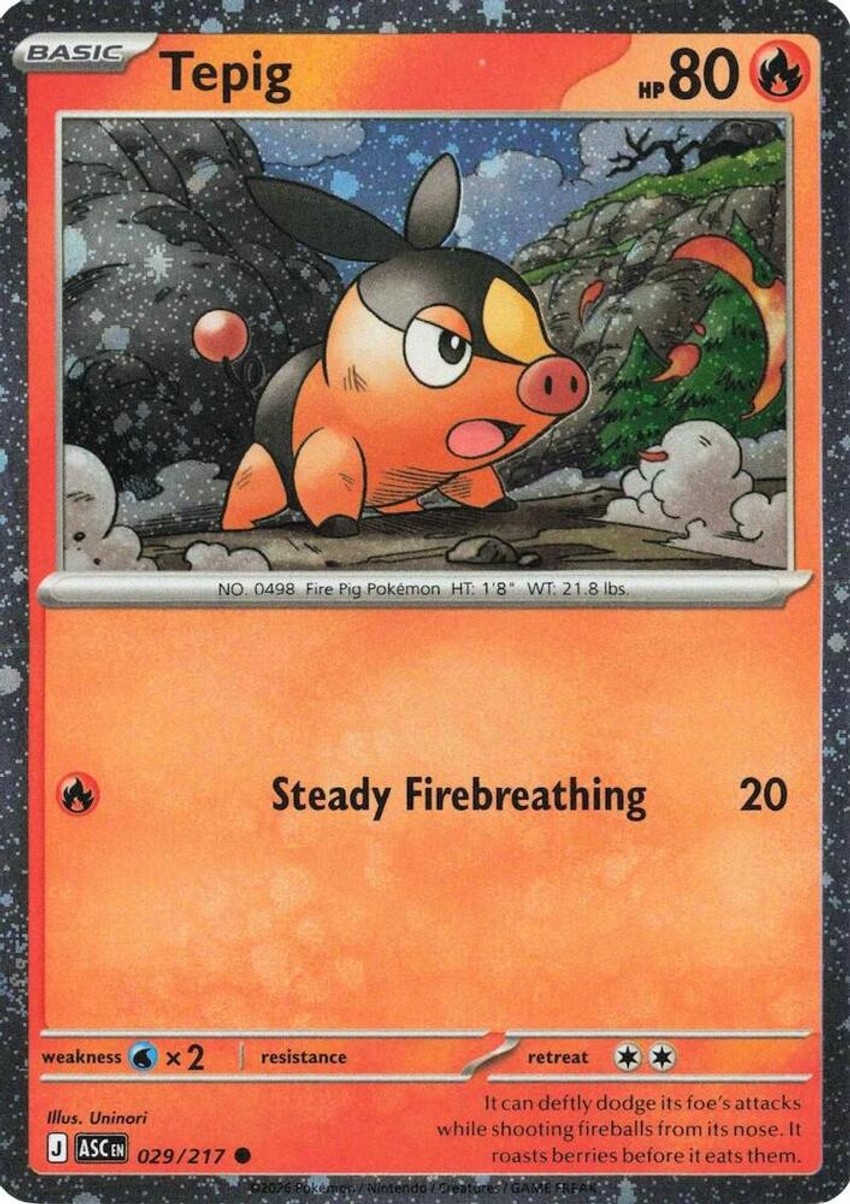 Tepig - 029/217 (Cosmos )